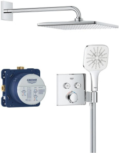 Душевой комплект Grohe Precision SmartControl Vitalio Rain Mono 310 Cube 34876000, хром