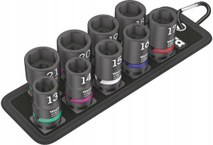 Набор ударных торцевых головок Wera 05004580001, 13–21 мм, 1/2"