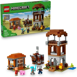 Конструктор LEGO Minecraft Аванпост разбойников и разрушитель 21278