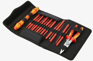 Набор наконечников Wera + 14 изолированных отверток + kraftform kompakt VDE 60i/65i/67i/16 (05003474001)