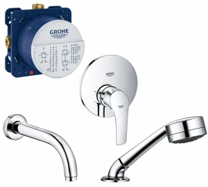 Душевой комплект Grohe Eurosmart 24043002+35600000