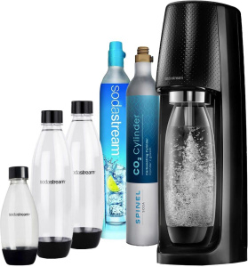 Сатуратор SodaStream Spirit, 3 бутылки, черный