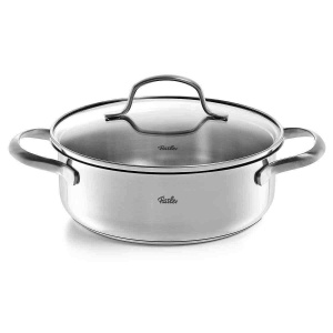 Стальная кастрюля со стеклянной крышкой Fissler 8.8 L (Fs3370138)