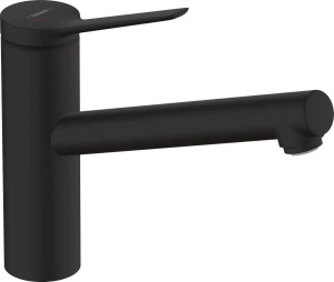 Смеситель для кухни Hansgrohe M33 Однорычажный 150 1jet 74802670 черный матовый