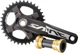 Система шатунов Shimano Saint FC-M820 Htii, 175 мм, 1X10, 36 зуб., без подшипника