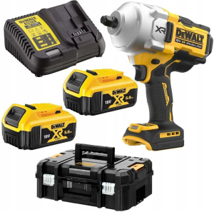 Аккумуляторный ударный гайковерт DeWALT DCF961H2T, с АКБ и ЗУ