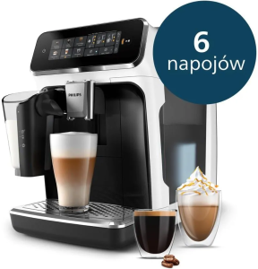 Кофемашина Philips 3300 LatteGo EP3343/50, белый