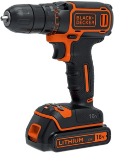 Аккумуляторная дрель-шуруповерт Black+Decker BDCDC18-QW