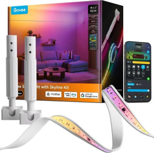 Светодиодная лента Govee H61B83H1, RGBICWW Skyline, 2,4 ГГц Wi-Fi + Bluetooth, 350 лм/м
