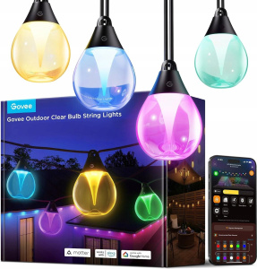 Светодиодная гирлянда Govee 5784, Wi-Fi, RGBWIC, 15 м, 810172720411