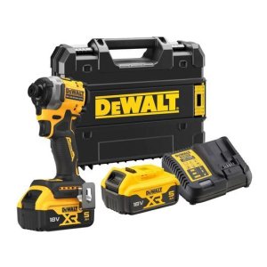 Аккумуляторный ударный винтоверт DeWALT DCF850P2T-QW, с АКБ и ЗУ