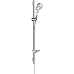 Душевой набор без смесителя Hansgrohe Raindance Select E 120 с душевой штангой Unica S Puro 90см 26621000, хром