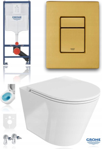 Комплект унитаза Grohe Solido Frame Wc Set Tornado Whirlpool Bowl