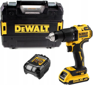 Аккумуляторная дрель-шуруповерт DeWALT DCD708D1T-QW в кейсе