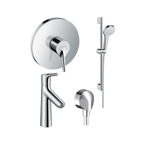 Душевой комплект Hansgrohe Talis 72605000+72021000+26562400+27454000