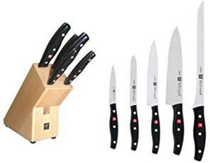 Подставка для ножей Zwilling Twin Pollux, светло-коричневая и черная