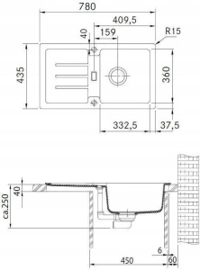 Кухонная раковина Franke Strada SAG 614-78 114.0320.329, оникс