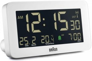 Будильник Braun BC10DCF-W