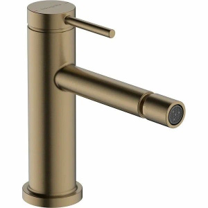 Смеситель для умывальника Hansgrohe Tecturis S 80 73301140, матовая бронза