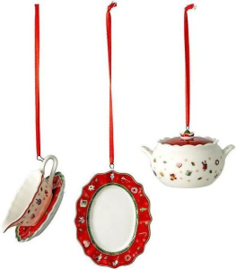 Набор подвесок Villeroy & Boch Toy's Delight Новогодняя посуда 3 предмета 14-8659-6664