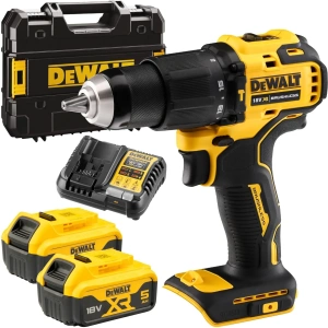 Аккумуляторная ударная дрель-шуруповерт DeWALT DCD709P2T-QW с АКБ и ЗУ