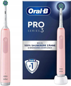 Электрическая зубная щетка Oral-B Pro Series 3 розовая