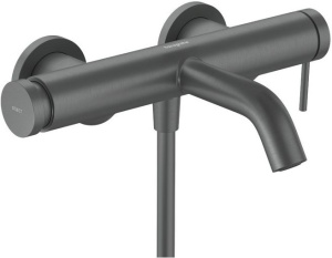 Смеситель для ванны Hansgrohe Tecturis S 73422340, шлифованный черный хром