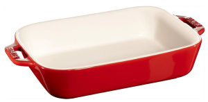 Набор из 3 прямоугольных сервировочных мисок Staub Cooking, красный (40508-171-0)