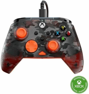 Геймпад Turtle Beach Rematch Core Xbox Ghost Camo TBC200195, черно-оранжевый