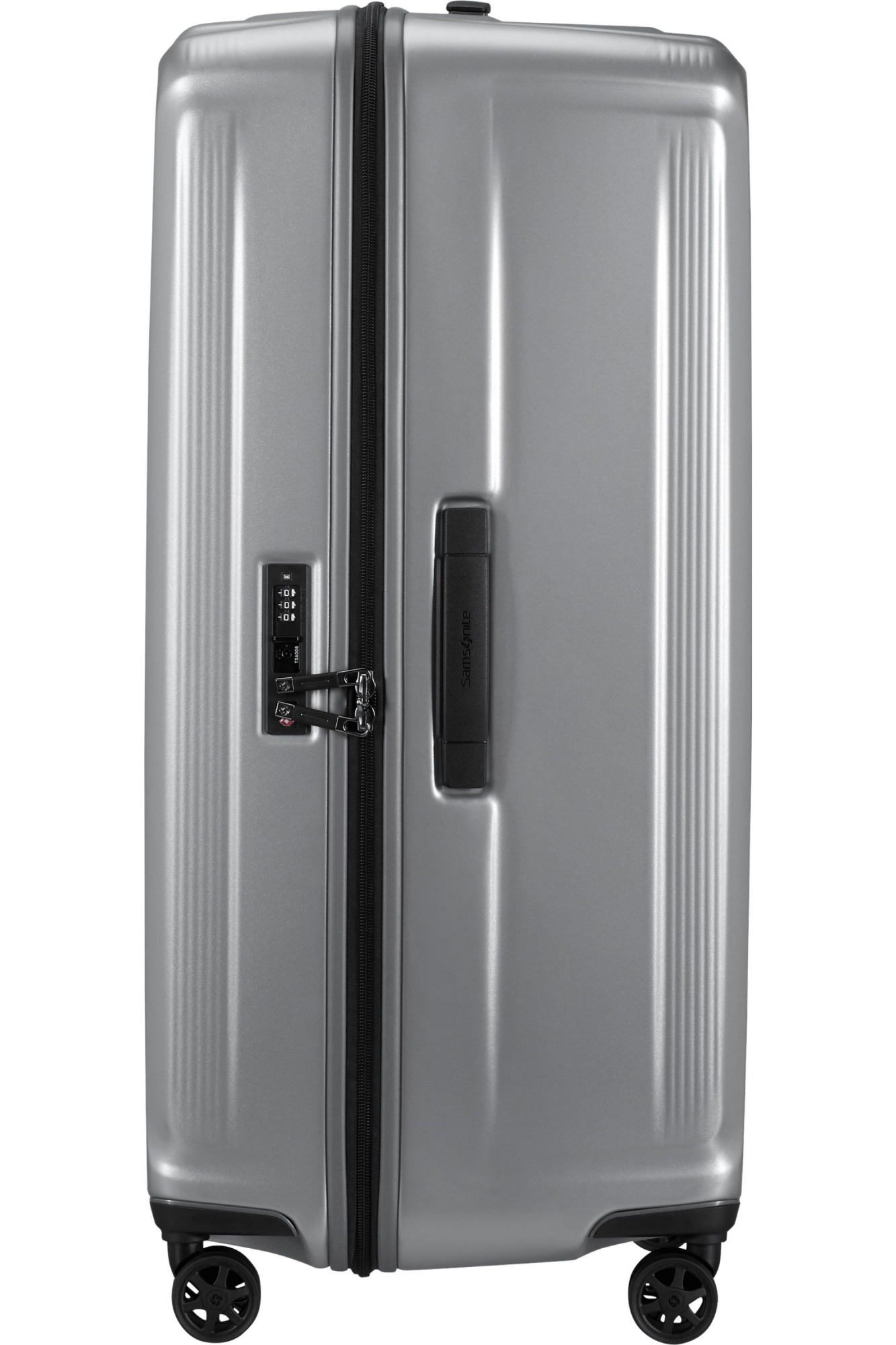 Чемодан Samsonite Nuon 80 см, 110 л, матовое серебро (153973-4052)