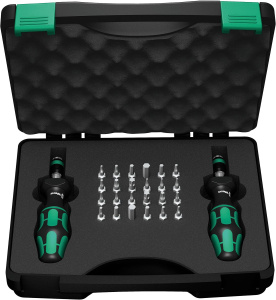 Набор динамометрических отвёрток Wera Kraftform 05074738001, 0,3–3 Нм
