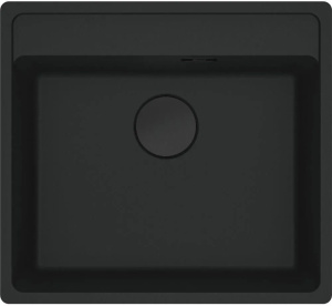 Кухонная раковина Franke Maris MRG 610-52 114.0693.516, матовый черный / черный слив