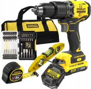 Набор аккумуляторного инструмента Stanley SFMCK101D1S 18 В, 1×2,0 А·ч АКБ, ЗУ
