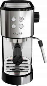 Рожковая кофемашина Krups Virtuoso Essential XP4418, серебристая