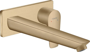 Смеситель для раковины скрытого монтажа Hansgrohe Talis E 71734140, матовая бронза