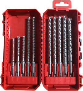 Набор буров Milwaukee SDS-Plus MX4 10 шт 4932492115