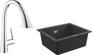 Кухонная мойка сосмесителем Grohe K700 + 2093