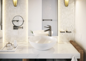Косметическое зеркало Hansgrohe AddStoris 41791340, черный матовый хром