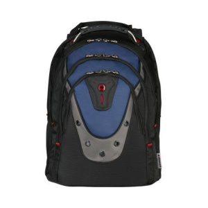 Городской рюкзак WENGER Ibex 17" с отделением для ноутбука, черный/синий