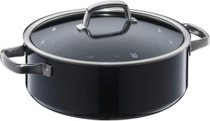 Кастрюля WMF Fusiontec Mineral 0517575290 28см 5,9л, черная