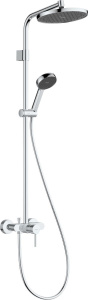 Душевая стойка Hansgrohe Activera S 28875000, EcoSmart 1jet