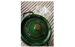 Чугунная кастрюля Staub Cocotte 24 см, зелёная 405093560