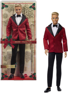 Коллекционная кукла Barbie Signature Holiday Ken 2026