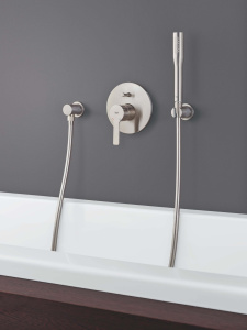 Смеситель для ванны Grohe Lineare 19297DC1, нержавеющая сталь