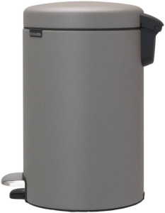Мусорное ведро с педалью Brabantia NewIcon 119149 12л, минерально-серое