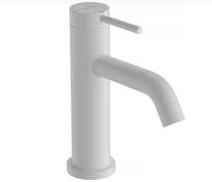 Смеситель для раковины Hansgrohe Tecturis S 80 73301700, белый матовый