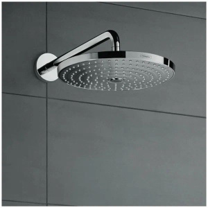 Верхний душ Hansgrohe Raindance Select S 240 2jet с рукояткой 390 мм 26466400 хром/белый
