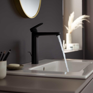 Смеситель для раковины Hansgrohe Vernis Blend 71552670, черный матовый
