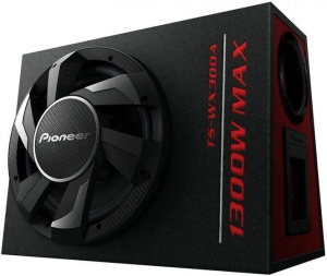 Активный сабвуфер Pioneer TS-WX300A, чёрный, 30 см, 1300 Вт