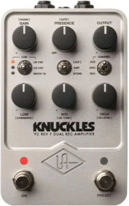 Гитарный эффект эмуляция усилителя Universal Audio UAFX Knuckles ’92 Rev F Dual Rec Amplifier